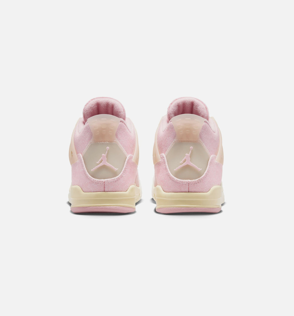 Air Jordan 4 Retro Pink Pearl and Iced Carmine Preschool Lifestyle Shoe