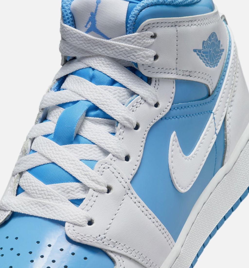 Air Jordan 1 Mid Legend Blue Grade School Lifestyle Shoe