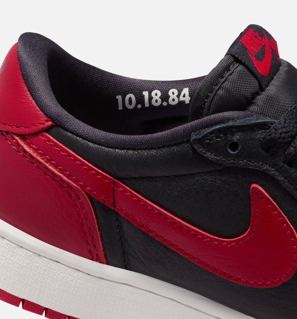 Air Jordan 1 Retro Low OG Banned Grade School Lifestyle Shoe
