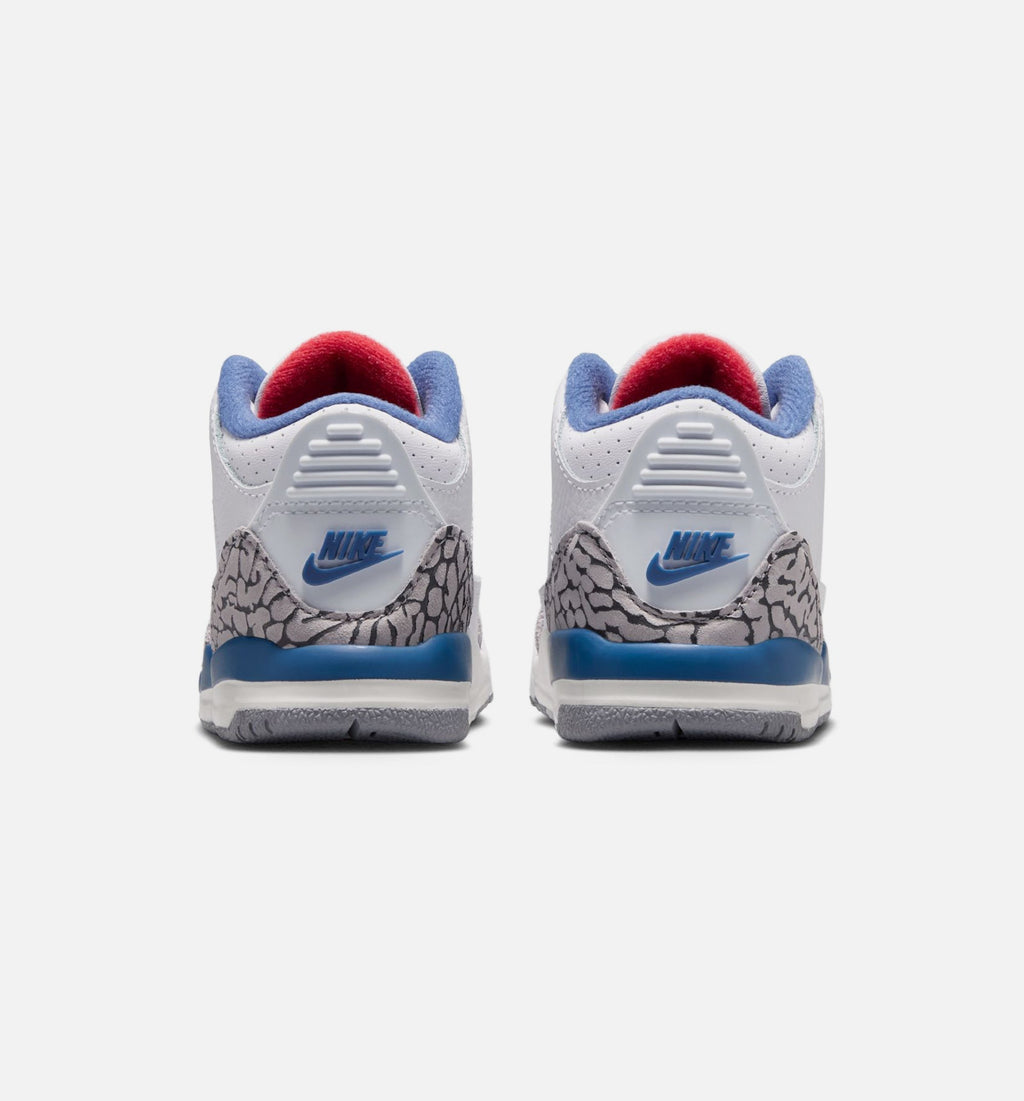 Air Jordan 3 Retro OG True Blue Infant/Toddler Lifestyle Shoe