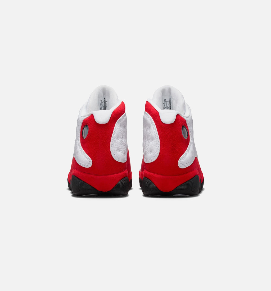 Air Jordan 13 Retro White and University Red Men's Lifestyle Shoe