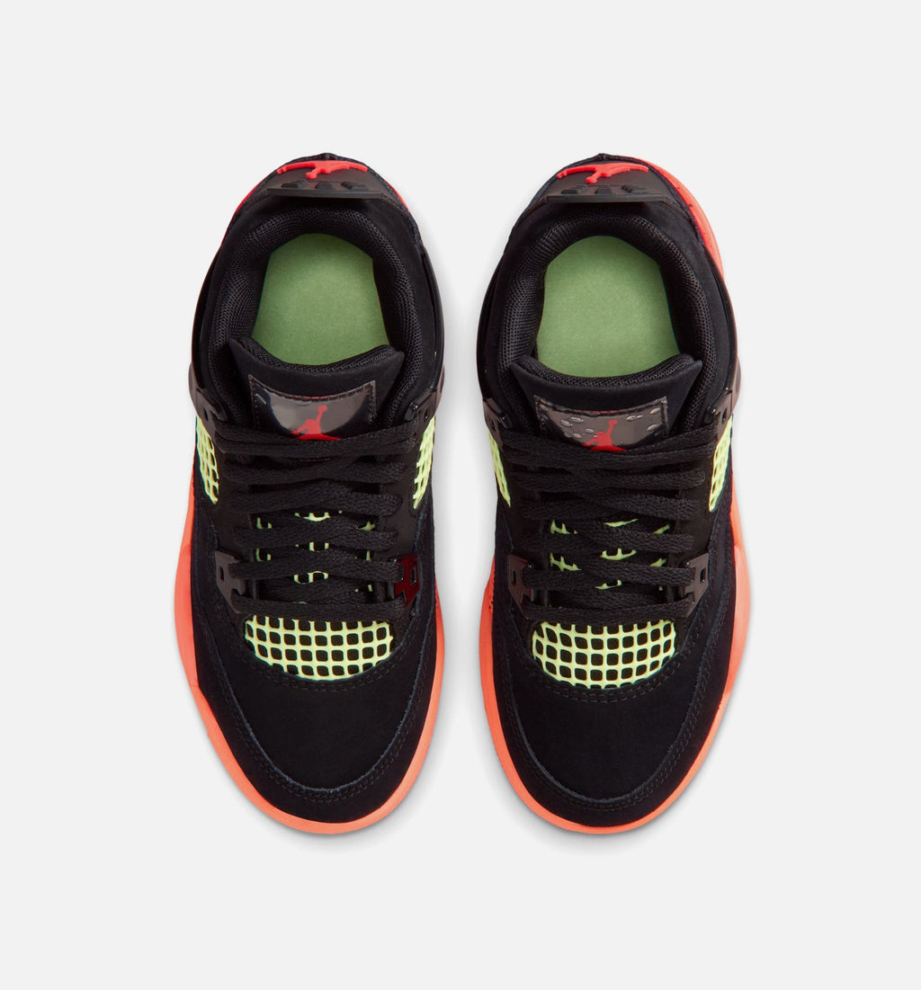 Air Jordan 4 Retro Black Infrared 23 Preschool Lifestyle Shoe
