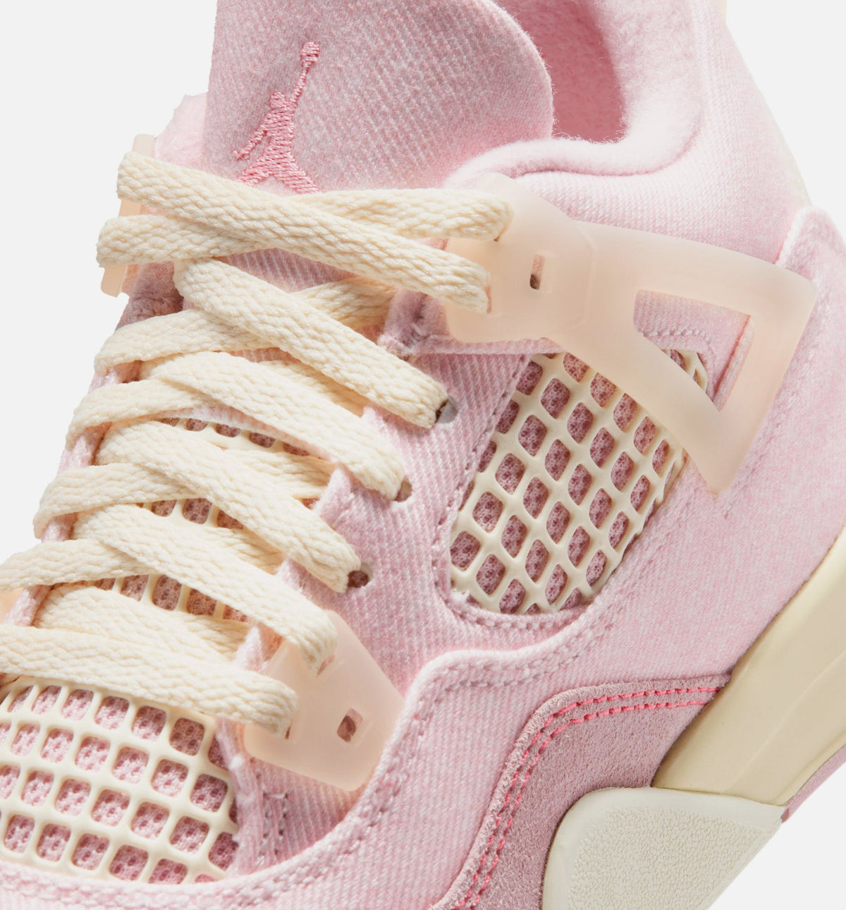 Air Jordan 4 Retro Pink Pearl and Iced Carmine Preschool Lifestyle Shoe