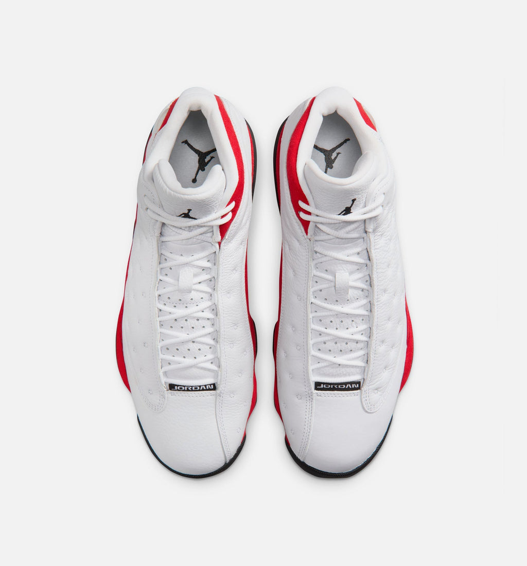 Air Jordan 13 Retro White and University Red Men's Lifestyle Shoe